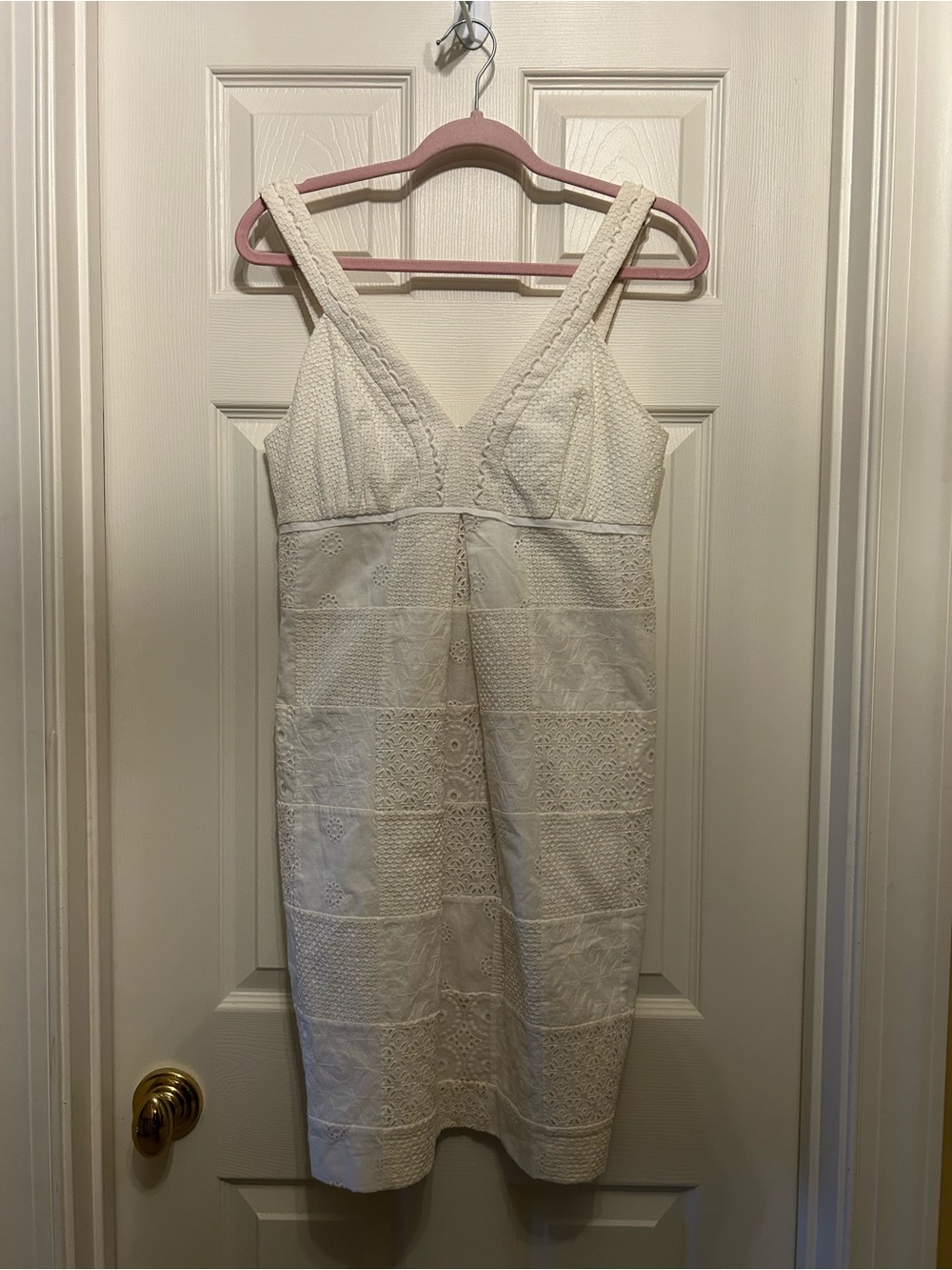 NWT Lilly Pulitzer White Kara Eyelet Patch Dress